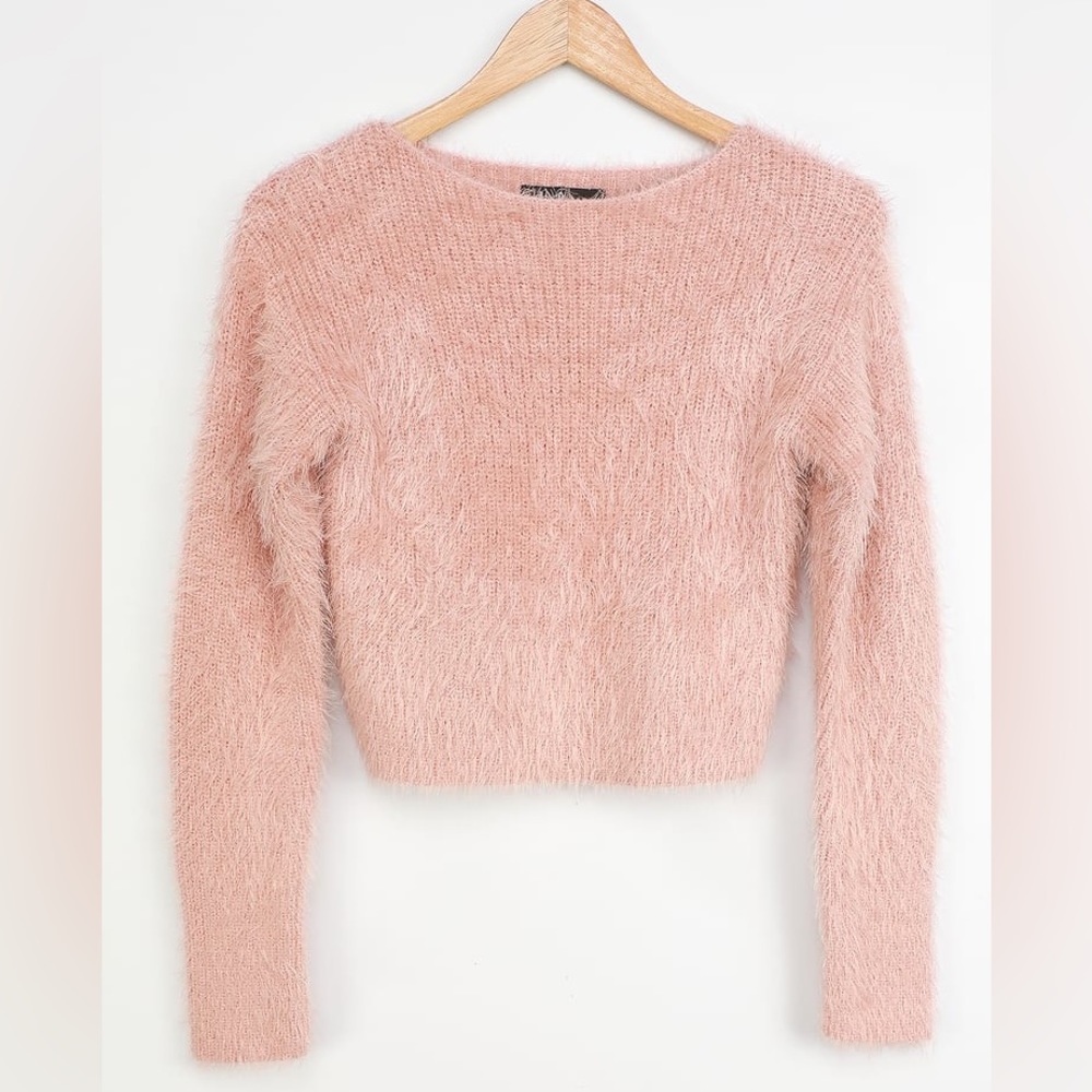 Soft pink sweater